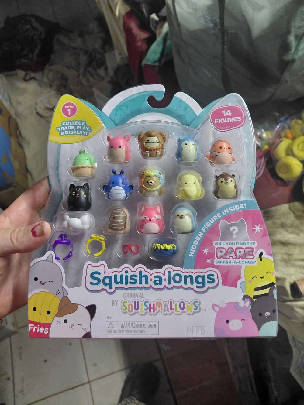 Squish-a-longs Original Squishmallows 14-Figure Pack - Multicolor
